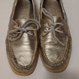 Sperry A/O Vida Metallic Boat Shoes